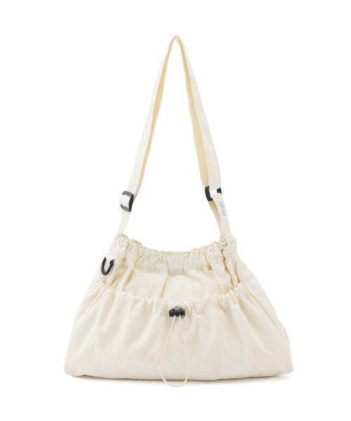 ROPE' PICNIC（ロペピクニック）の「撥水加工/サイドドロストポケットショルダーバッグ（ショルダーバッグ・レディース・ブラック/キナリ・FREE）」の14枚目の写真