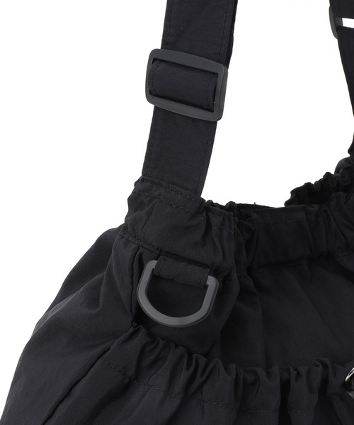 ROPE' PICNIC（ロペピクニック）の「撥水加工/サイドドロストポケットショルダーバッグ（ショルダーバッグ・レディース・ブラック/キナリ・FREE）」の7枚目の写真