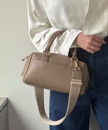 fredy emue | テープショルダーレザーボストンバッグ(ボストンバッグ)