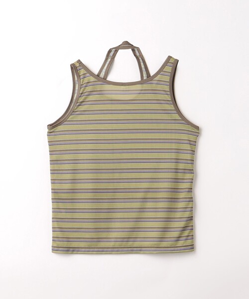 CITEN（シテン）の「＜CITEN＞マルチボーダー レイヤー タンクトップ（タンクトップ・レディース・ロイヤルブルー/オフホワイト/オリーブ・FREE）」の21枚目の写真