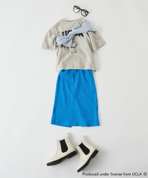 UCLA（ユーシーエルエー）の「【KIDS】【UCLA】TYPY別注プリントTee（Tシャツ/カットソー・キッズ・アイボリー/チャコールグレー/ネイビー・MEDIUM/SMALL/XX-LARGE/X-LARGE/LARGE）」の5枚目の写真