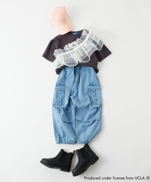 UCLA（ユーシーエルエー）の「【KIDS】【UCLA】TYPY別注プリントTee（Tシャツ/カットソー・キッズ・アイボリー/チャコールグレー/ネイビー・MEDIUM/SMALL/XX-LARGE/X-LARGE/LARGE）」の6枚目の写真