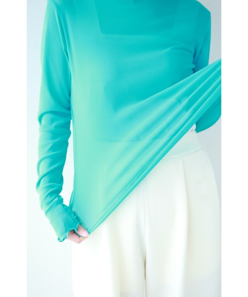 cawaii（カワイイ）の「気分が上がる キャンディーカラーインナー（Tシャツ/カットソー・レディース・ライトグリーン/ライトブルー/オレンジ・FREE）」の9枚目の写真