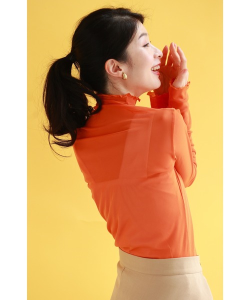 cawaii（カワイイ）の「気分が上がる キャンディーカラーインナー（Tシャツ/カットソー・レディース・ライトグリーン/ライトブルー/オレンジ・FREE）」の22枚目の写真