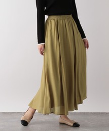 GLOBAL WORK | シアーボリュームフレアスカート/991705(スカート)