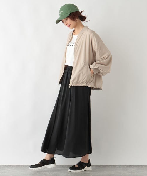 GLOBAL WORK（グローバルワーク）の「シアーボリュームフレアスカート/991705（スカート・レディース・イエロー/ブラック/ブルー・FREE）」の5枚目の写真