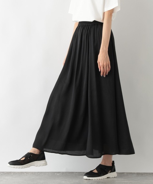 GLOBAL WORK（グローバルワーク）の「シアーボリュームフレアスカート/991705（スカート・レディース・イエロー/ブラック/ブルー・FREE）」の7枚目の写真