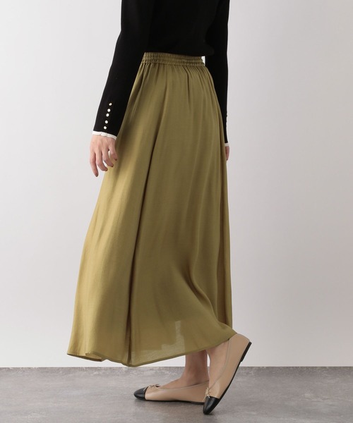 GLOBAL WORK（グローバルワーク）の「シアーボリュームフレアスカート/991705（スカート・レディース・イエロー/ブラック/ブルー・FREE）」の12枚目の写真