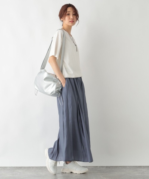 GLOBAL WORK（グローバルワーク）の「シアーボリュームフレアスカート/991705（スカート・レディース・イエロー/ブラック/ブルー・FREE）」の15枚目の写真