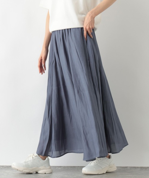 GLOBAL WORK（グローバルワーク）の「シアーボリュームフレアスカート/991705（スカート・レディース・イエロー/ブラック/ブルー・FREE）」の17枚目の写真