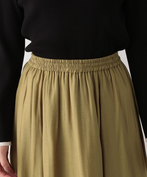 GLOBAL WORK（グローバルワーク）の「シアーボリュームフレアスカート/991705（スカート・レディース・イエロー/ブラック/ブルー・FREE）」の21枚目の写真