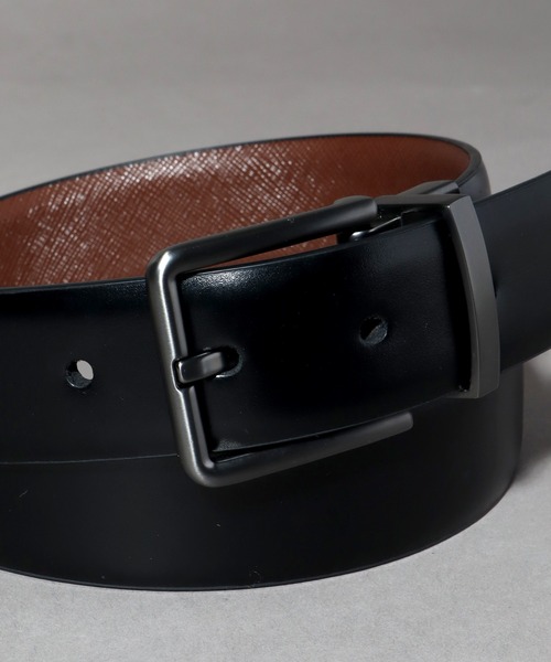 Calvin Klein（カルバン・クライン）の「【Calvin Klein/カルバンクライン】リバーシブル レザーベルト（ベルト・メンズ・ブラック系1/ブラック系2・M/S）」の4枚目の写真
