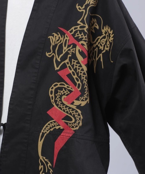 MANASTASH(マナスタッシュ)の「MANASTASH/マナスタッシュ DRAGON HANTEN SHIRT(シャツ/ブラウス・メンズ・ネイビー/ブラック・LARGE)」の11枚目の写真