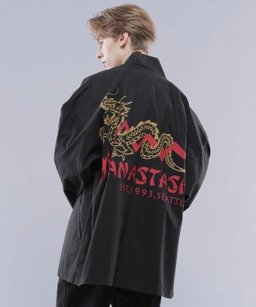 MANASTASH(マナスタッシュ)の「MANASTASH/マナスタッシュ DRAGON HANTEN SHIRT(シャツ/ブラウス・メンズ・ネイビー/ブラック・LARGE)」の17枚目の写真