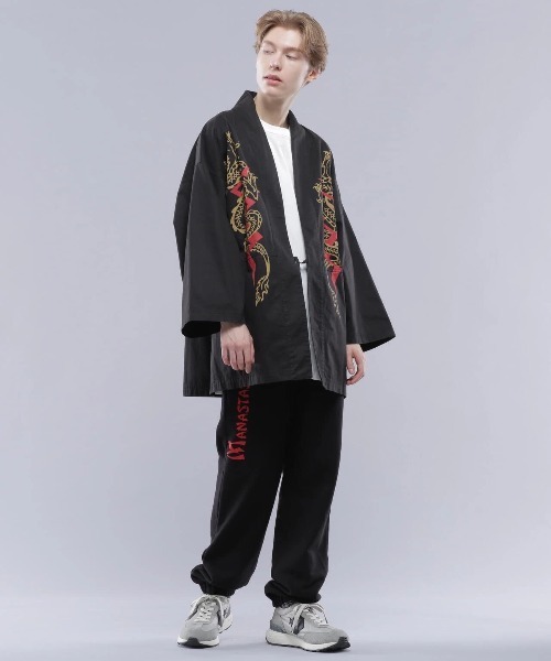 MANASTASH(マナスタッシュ)の「MANASTASH/マナスタッシュ DRAGON HANTEN SHIRT(シャツ/ブラウス・メンズ・ネイビー/ブラック・LARGE)」の19枚目の写真