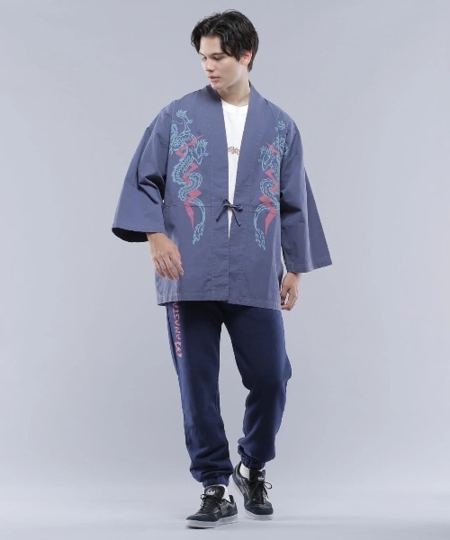 MANASTASH(マナスタッシュ)の「MANASTASH/マナスタッシュ DRAGON HANTEN SHIRT(シャツ/ブラウス・メンズ・ネイビー/ブラック・LARGE)」の7枚目の写真