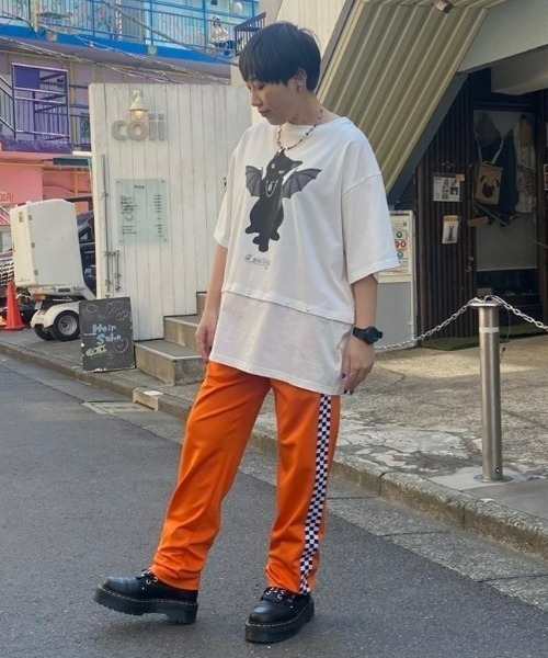 Candy Stripper（キャンディストリッパー）の「BLAZING RAT JERSEY パンツ（その他パンツ・レディース・オレンジ/グレー/ブラック・2）」の19枚目の写真