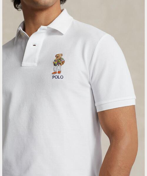 POLO Ralph Lauren スリムフィット ベア　ポロシャツ 刺繍 半袖 POLO RALPH LAUREN（ポロ ラルフ ローレン）の「カスタム スリム