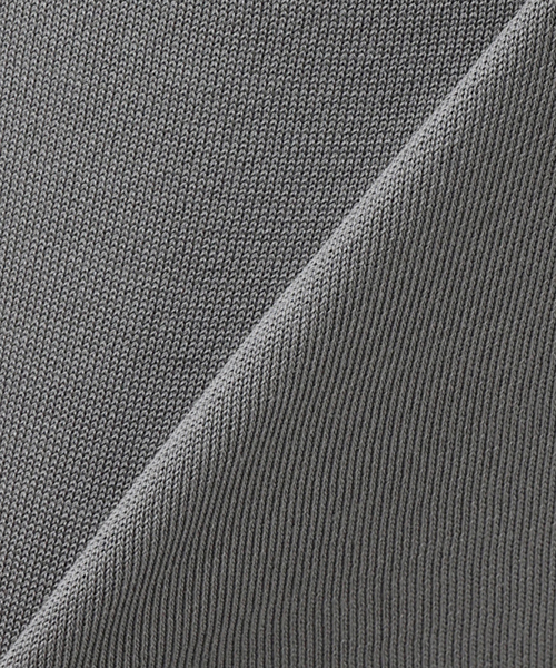 Yonetomi（ヨネトミ）の「【米富繊維 / Yonetomi】SILK KNIT C/D（カーディガン/ボレロ・メンズ・チャコールグレー/ネイビー・4/3）」の4枚目の写真