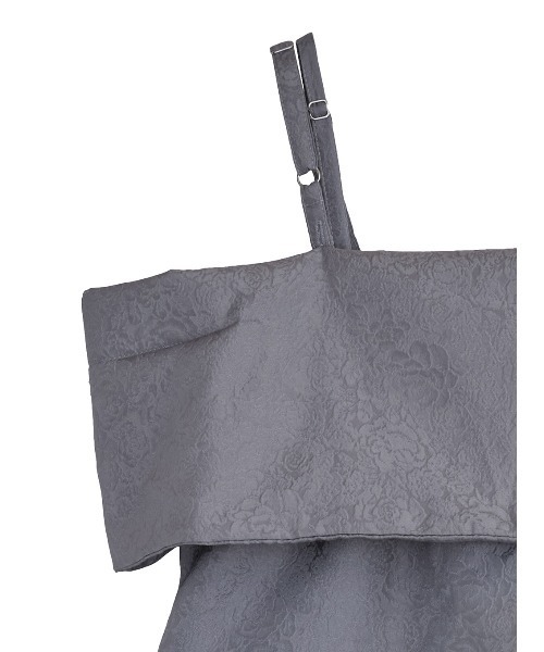 Ameri（アメリ）の「2WAY RIBBON BOLERO DRESS（ドレス・レディース・ブルー/ブラック・SMALL/MEDIUM）」の21枚目の写真