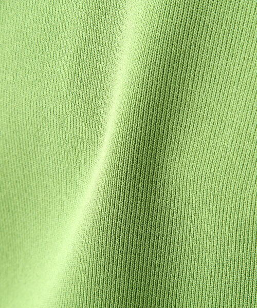 FREE'S MART（フリーズマート）の「◆［洗える］マシンウォッシャブル総針袖コクーン半袖ニット（ニット/セーター・レディース・ブラック/ライトグリーン/ホワイト/パープル・FREE）」の5枚目の写真