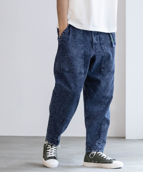 GERRY(ジェリー)の「GERRY ルーズクライミングパンツ(デニムパンツ・メンズ・ブラック/カーキ/ダークインディゴブルー/インディゴブルー/ベージュ/ブラック系1・L/M/XL)」の9枚目の写真