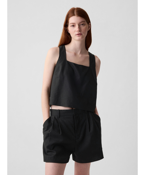 GAP バブルトップス ホワイト・ブラック New】バブルクロップドトップスのスタイリング | Gap公式