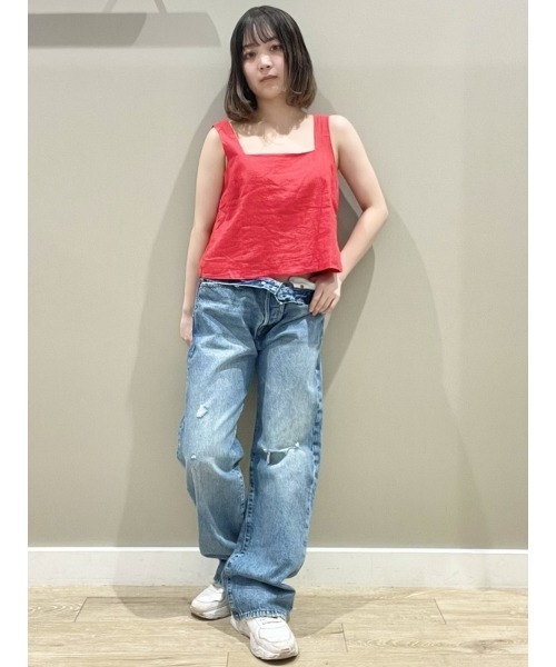 プラージュ CRAFTタンク リネン混 GAP（ギャップ）の「リネン混 バック