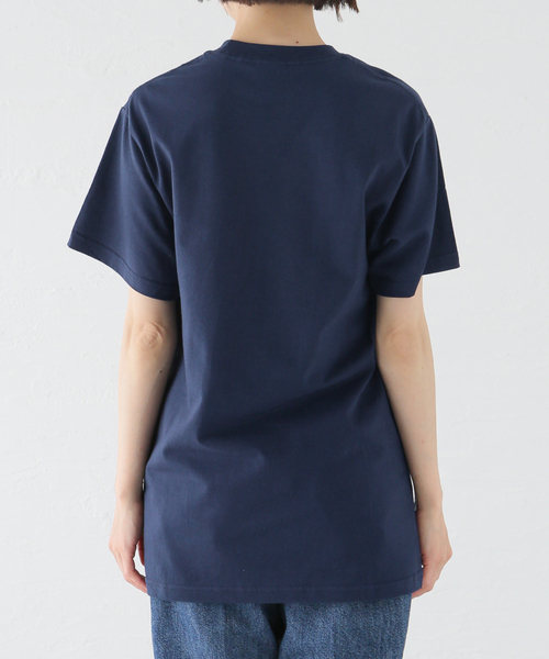 Oriens JOURNAL STANDARD(オリエンス ジャーナルスタンダード)の「【nancy/ナンシー】DIARY TEE NA064:Tシャツ(Tシャツ/カットソー・レディース・ネイビー/レッド・SMALL/MEDIUM)」の6枚目の写真