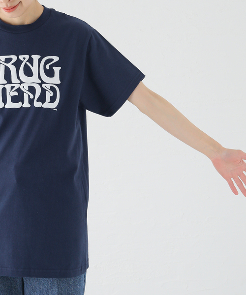 Oriens JOURNAL STANDARD(オリエンス ジャーナルスタンダード)の「【nancy/ナンシー】DIARY TEE NA064:Tシャツ(Tシャツ/カットソー・レディース・ネイビー/レッド・SMALL/MEDIUM)」の9枚目の写真