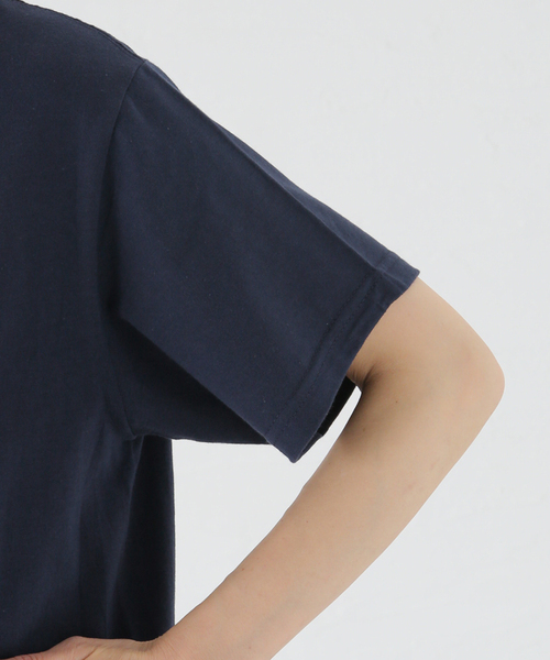 Oriens JOURNAL STANDARD(オリエンス ジャーナルスタンダード)の「【nancy/ナンシー】DIARY TEE NA064:Tシャツ(Tシャツ/カットソー・レディース・ネイビー/レッド・SMALL/MEDIUM)」の10枚目の写真