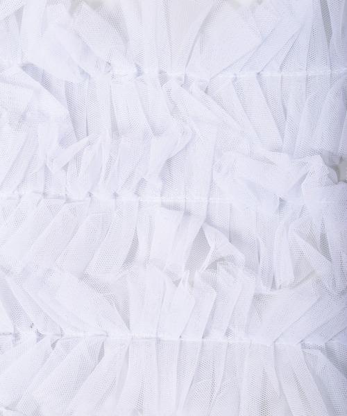 PHILLY（フィリー）の「【PHILLY】チュールフリルトートバッグ（トートバッグ・レディース・ブラック/ホワイト・FREE）」の19枚目の写真