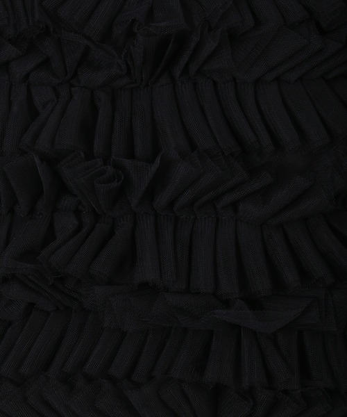 PHILLY（フィリー）の「【PHILLY】チュールフリルトートバッグ（トートバッグ・レディース・ブラック/ホワイト・FREE）」の20枚目の写真