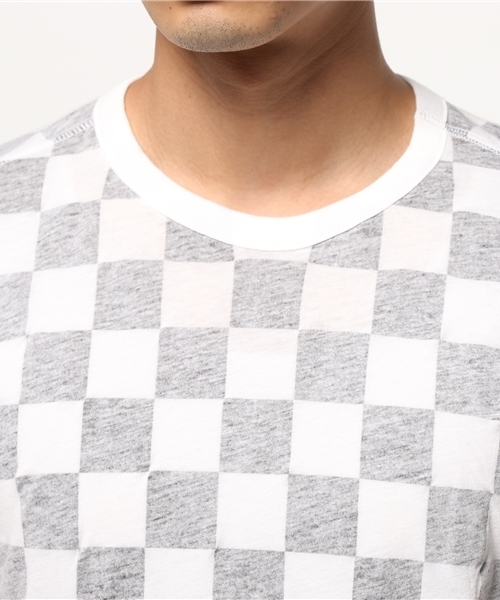 OUTLET(アウトレット)の「【Ciaopanic】50/-裏市松柄PTリバーシブルTee(Tシャツ/カットソー・メンズ・ブラック/ネイビー/グレー・MEDIUM/LARGE)」の9枚目の写真