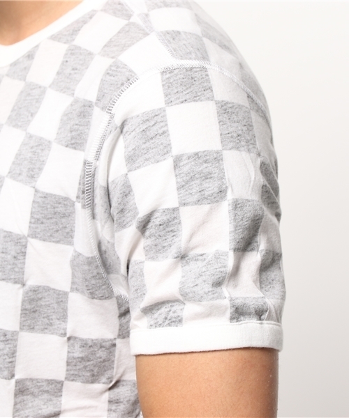 OUTLET(アウトレット)の「【Ciaopanic】50/-裏市松柄PTリバーシブルTee(Tシャツ/カットソー・メンズ・ブラック/ネイビー/グレー・MEDIUM/LARGE)」の11枚目の写真