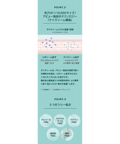 A'pieu(アピュー)の「【A'pieu/アピュー】テトラソーム CICA化粧水(化粧水・レディース・その他・FREE)」の3枚目の写真