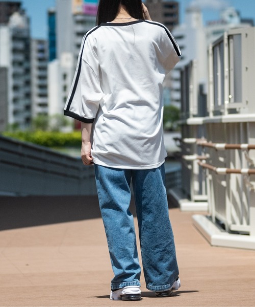 JOHN'S CLOSET(ジョンズクローゼット)の「【i】サイドライン ワンポイント刺繍 リンガーTシャツ(Tシャツ/カットソー・メンズ・ブラック系1/ブラック/ホワイト/ホワイト系1・X-LARGE/LARGE/MEDIUM)」の19枚目の写真