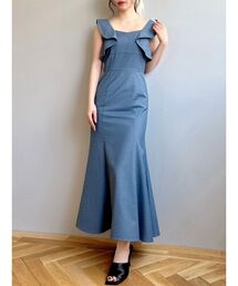 【WEB限定】バタフライマーメイドワンピース