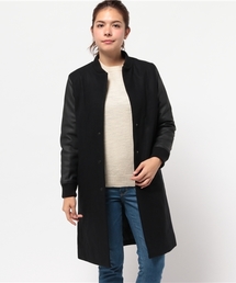 SEVENDAYS=SUNDAY | メルトン　ロングスタジャン(ピーコート)