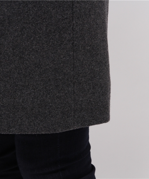 SEVENDAYS=SUNDAY（セブンデイズサンデイ）の「メルトン　ロングスタジャン（ピーコート・レディース・ネイビー/ブラック/チャコールグレー・MEDIUM/LARGE）」の10枚目の写真