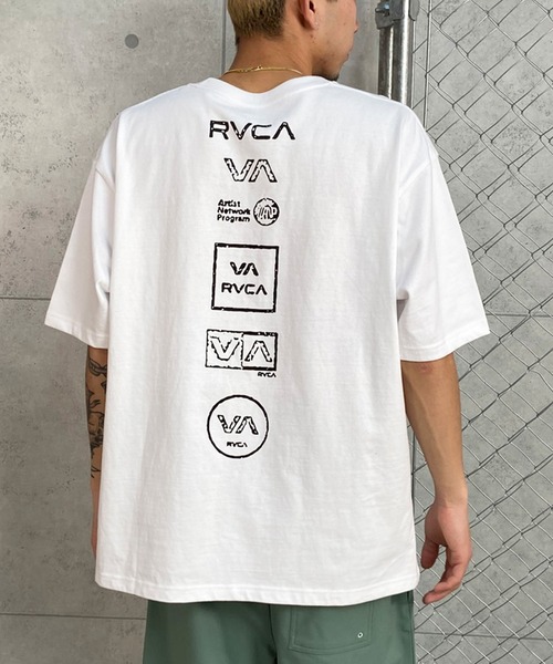 RVCA BIG SILHOETTE TEE ボックスロゴ（セール】RVCA メンズ HEX BOX 