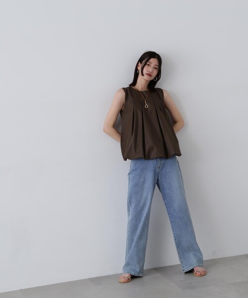 N.(N. Natural Beauty Basic)(エヌエヌナチュラルビューティーベーシック)の「レザーコードロングネックレス(ネックレス・レディース・ゴールド・FREE)」の7枚目の写真