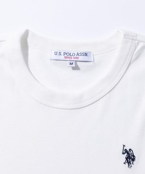 U.S. POLO ASSN.(ユーエスポロアッスン)の「【U.S. POLO ASSN.】限定商品 Beauty smooth Tee ビューティースムースTシャツ(Tシャツ/カットソー・レディース・ネイビー/ベージュ/ホワイト/レッド/ブラック/ネイビー系2/ピンク/サックスブルー/ボルドー/ライトカーキ/バーガンディー/ブラック系その他3/ネイビー系3/ブラウン・M/L)」の17枚目の写真
