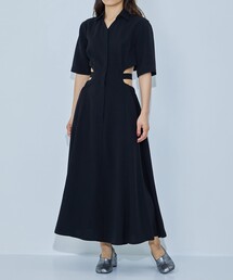 akikoaoki ドレスワンピース AKIKOAOKI/(アキコアオキ)】《STUDIOUS別注》アシンメトリーV