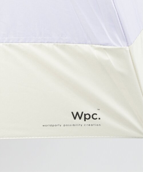 LBC(エルビーシー)の「Wpc. 遮光 キリツギ 長傘 晴雨兼用(長傘・レディース・ライラック/ベージュ/グレー・FREE)」の8枚目の写真