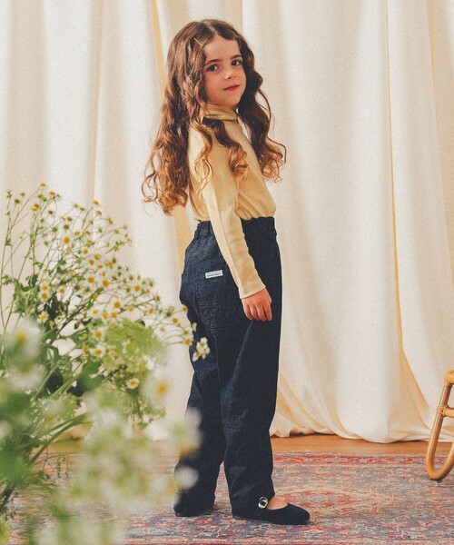 こども ビームス（コドモビームス）の「FABRIQ REPORT × こども ビームス / 別注 テーパード デニム（90～135cm）（デニムパンツ・キッズ・インディゴブルー・XS/S/M）」の4枚目の写真