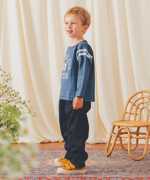 こども ビームス（コドモビームス）の「FABRIQ REPORT × こども ビームス / 別注 テーパード デニム（90～135cm）（デニムパンツ・キッズ・インディゴブルー・XS/S/M）」の7枚目の写真