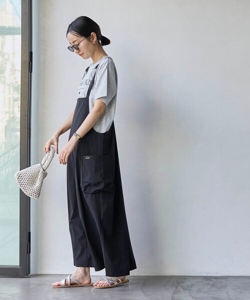 coen（コーエン）の「【C.Mt】エプロンキャミワンピース（ジャンパースカート・レディース・その他1/オリーブ/ブラック・M/L）」の5枚目の写真