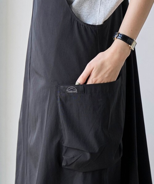 coen（コーエン）の「【C.Mt】エプロンキャミワンピース（ジャンパースカート・レディース・その他1/オリーブ/ブラック・M/L）」の10枚目の写真