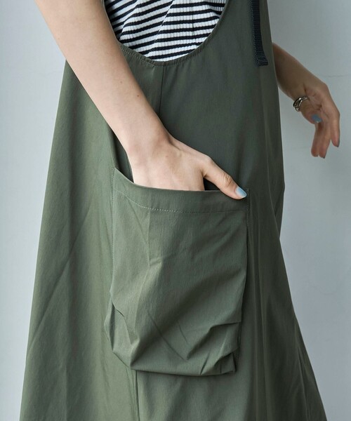 coen（コーエン）の「【C.Mt】エプロンキャミワンピース（ジャンパースカート・レディース・その他1/オリーブ/ブラック・M/L）」の22枚目の写真
